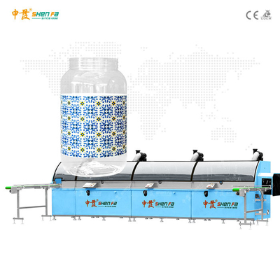 4L Transparent Bucket Automatic Screen Printing Machine 3 colori