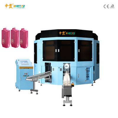 Macchina automatica per serigrafia a sei colori per bottiglie di plastica