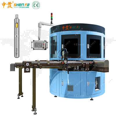 Metallo E Vape Tubes Auto Servo Screen Printing Machine con asciugatrice UV