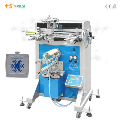 Stampante serigrafica semiautomatica per bottiglie di vetro